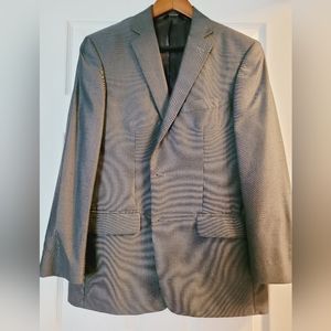 Mens Apt 9 Blazer Coat Jacket 2 button Gray Size 40S